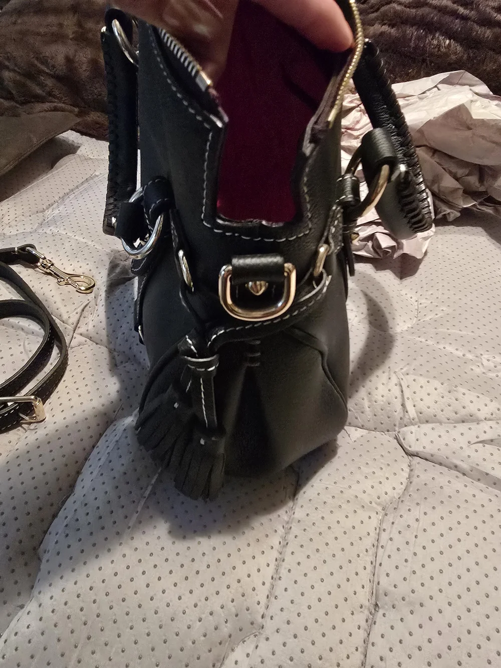 Dooney & Bourke Sorrento Satchel Black